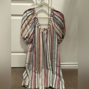 Madewell striped xl dress.